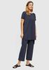 Tencel Rib Wide-Leg Pant