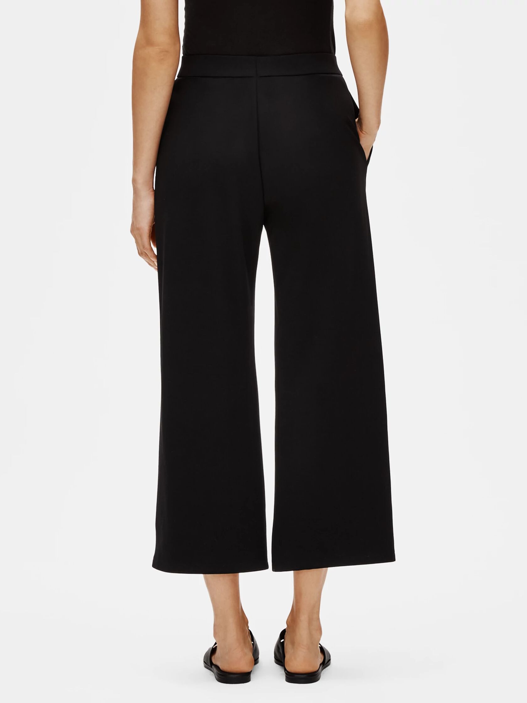 Flex Tencel Ponte Wide-Leg Pant