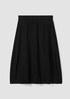 Washable Stretch Crepe Lantern Skirt