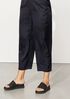 Silk Organic Cotton Brushstroke Slouchy Pant