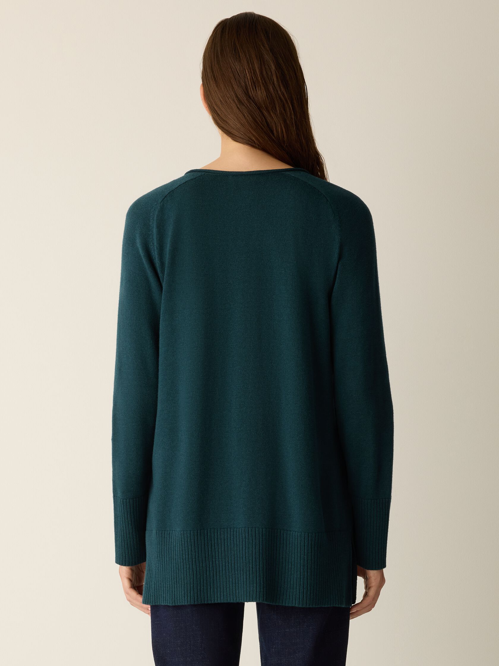 Peruvian Cotton Blend V-Neck Top