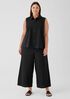 Washed Organic Cotton Poplin Sleeveless Shirt