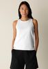 Pima Cotton Stretch Jersey Slim Tank