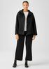 Organic Cotton Nylon Hooded Jacket