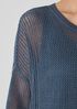 Organic Linen Cotton Cord Crew Neck Top