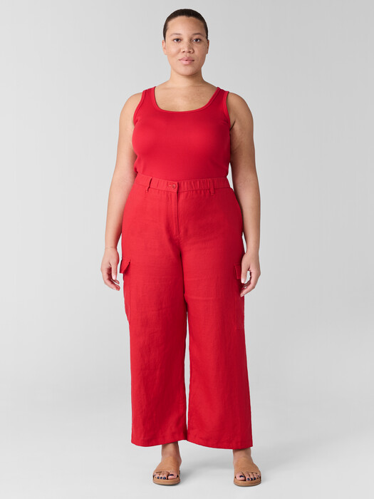 Organic Linen Cargo Pant