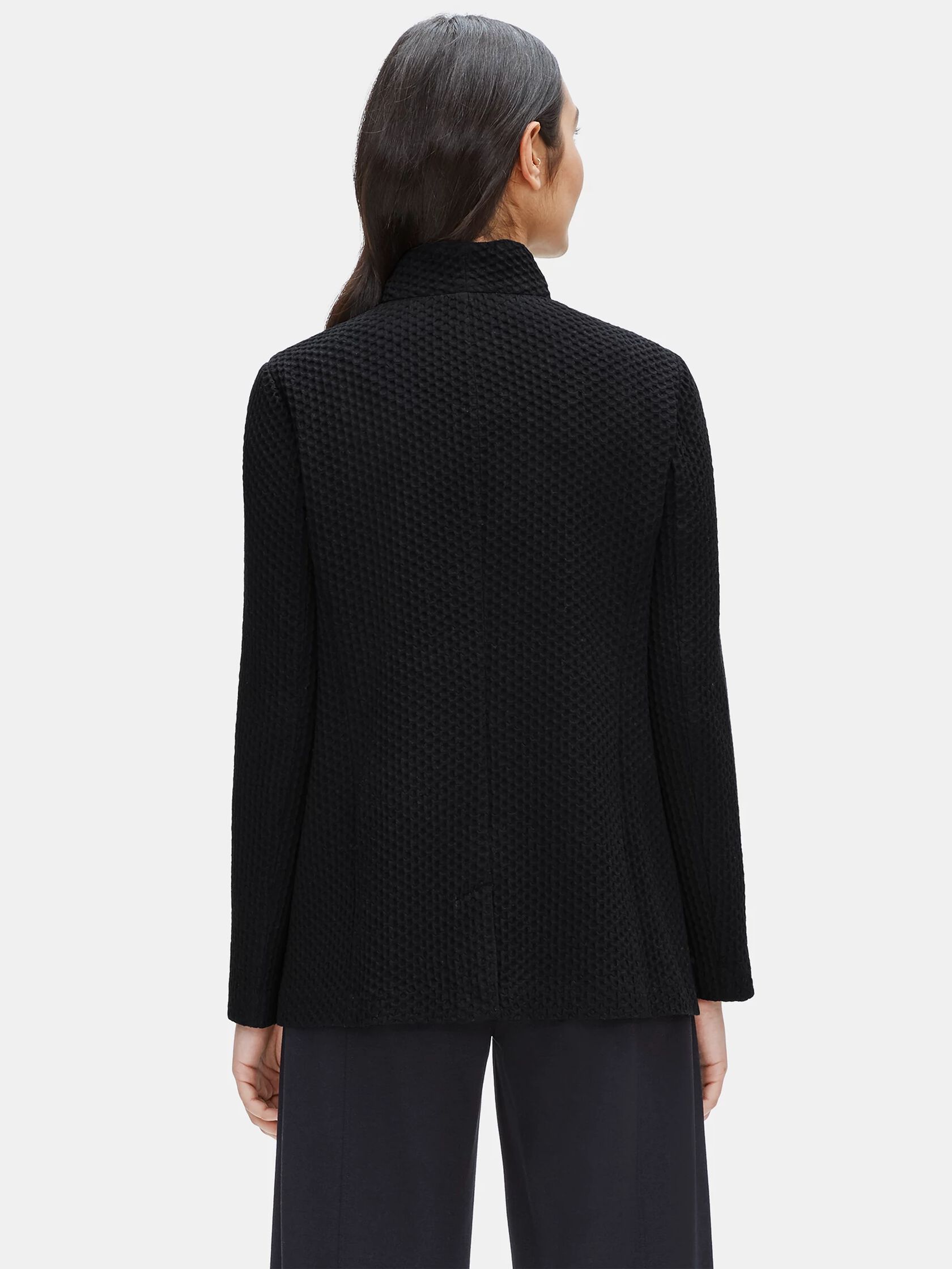 Tencel & Organic Cotton Honeycomb Shaped Jacket