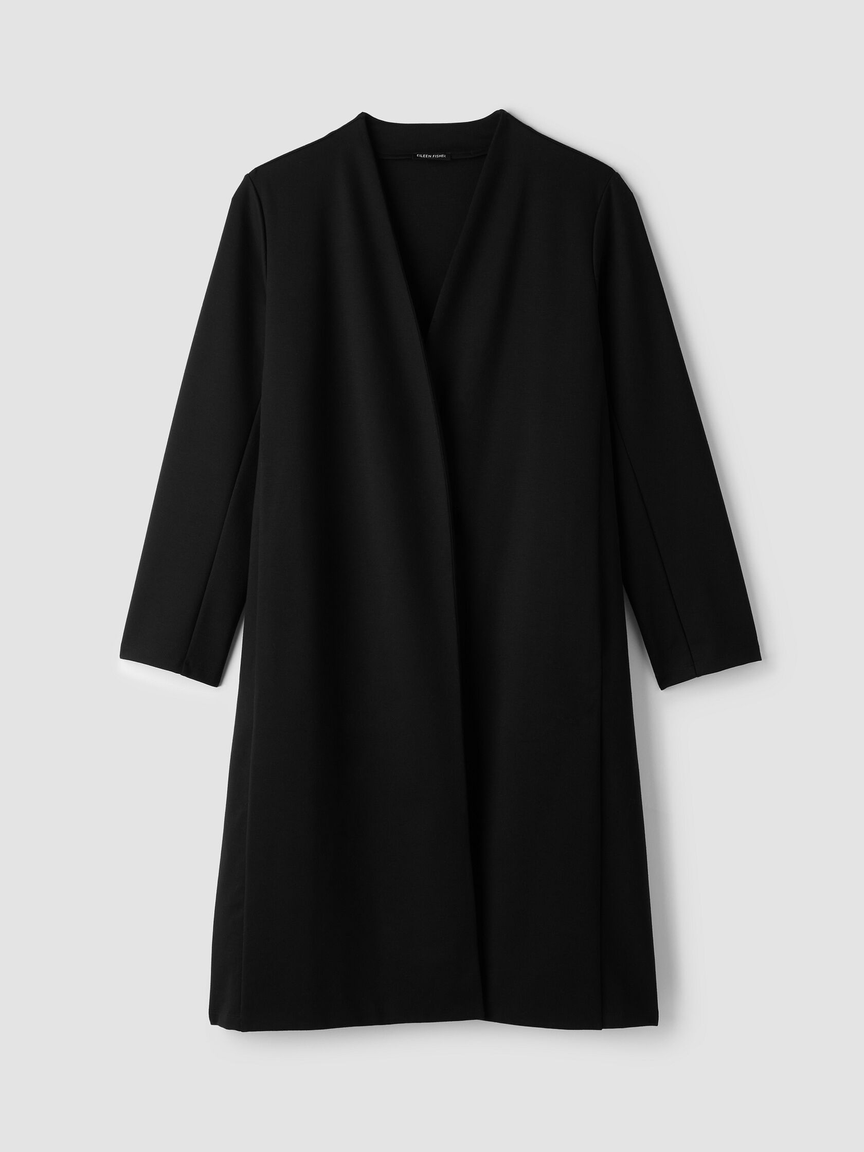 Lightweight Ponte V-Neck Jacket