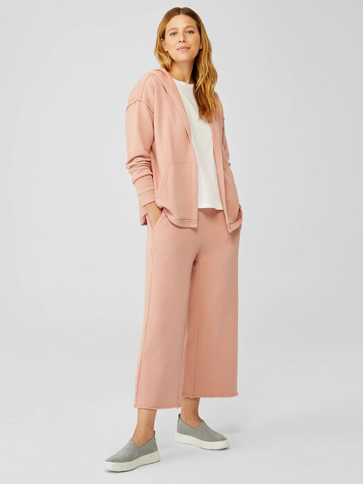 Organic Cotton French Terry Hooded Jacket