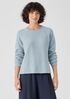 Organic Cotton Chenille Crew Neck Top