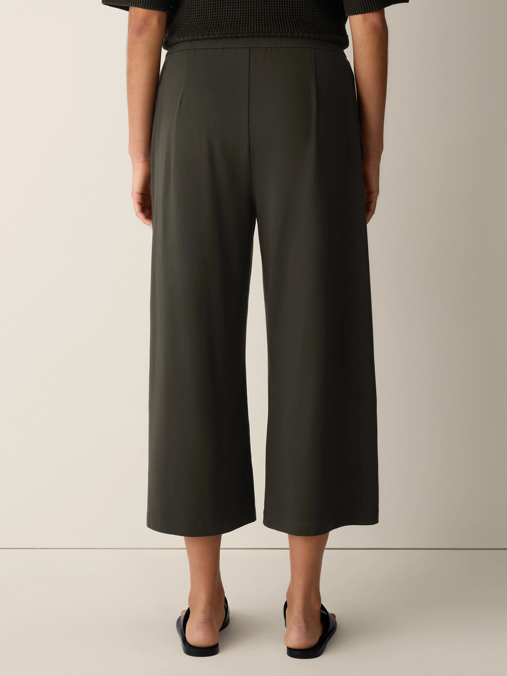 Stretch Jersey Knit Culotte