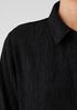 Woven Plissé Classic Collar Shirt
