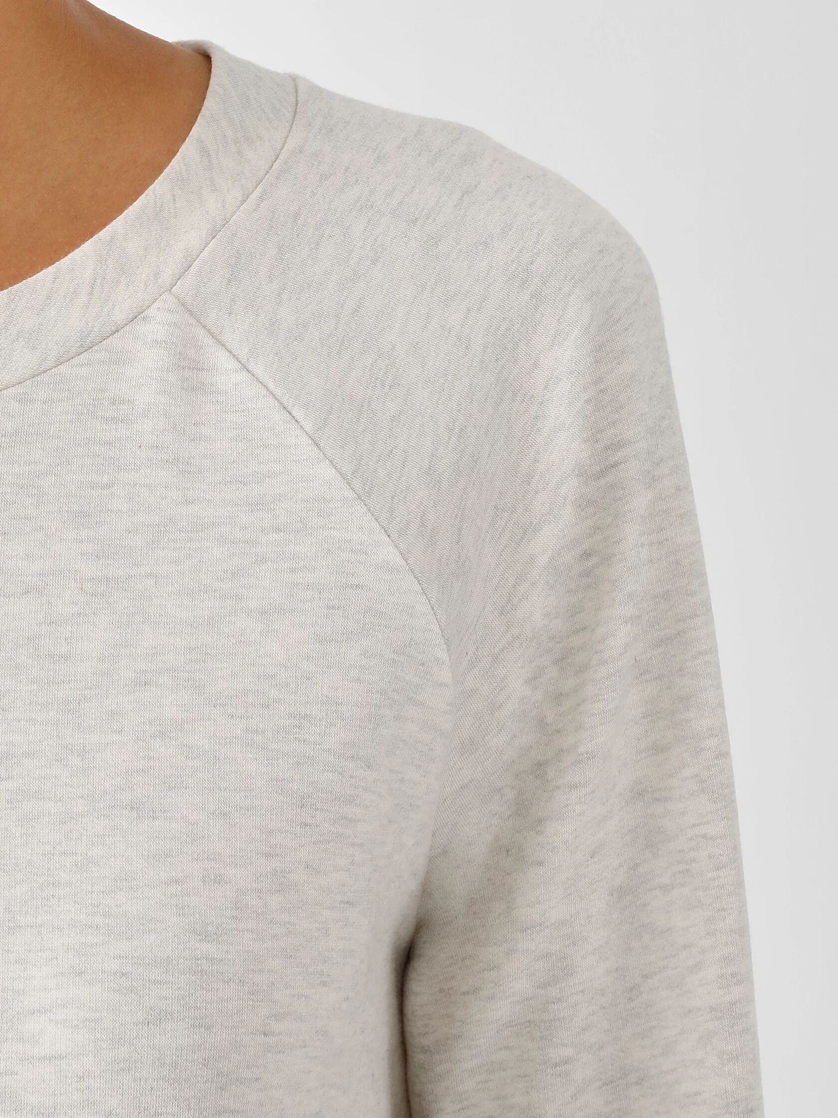 Cozy Brushed Terry Raglan-Sleeve Top