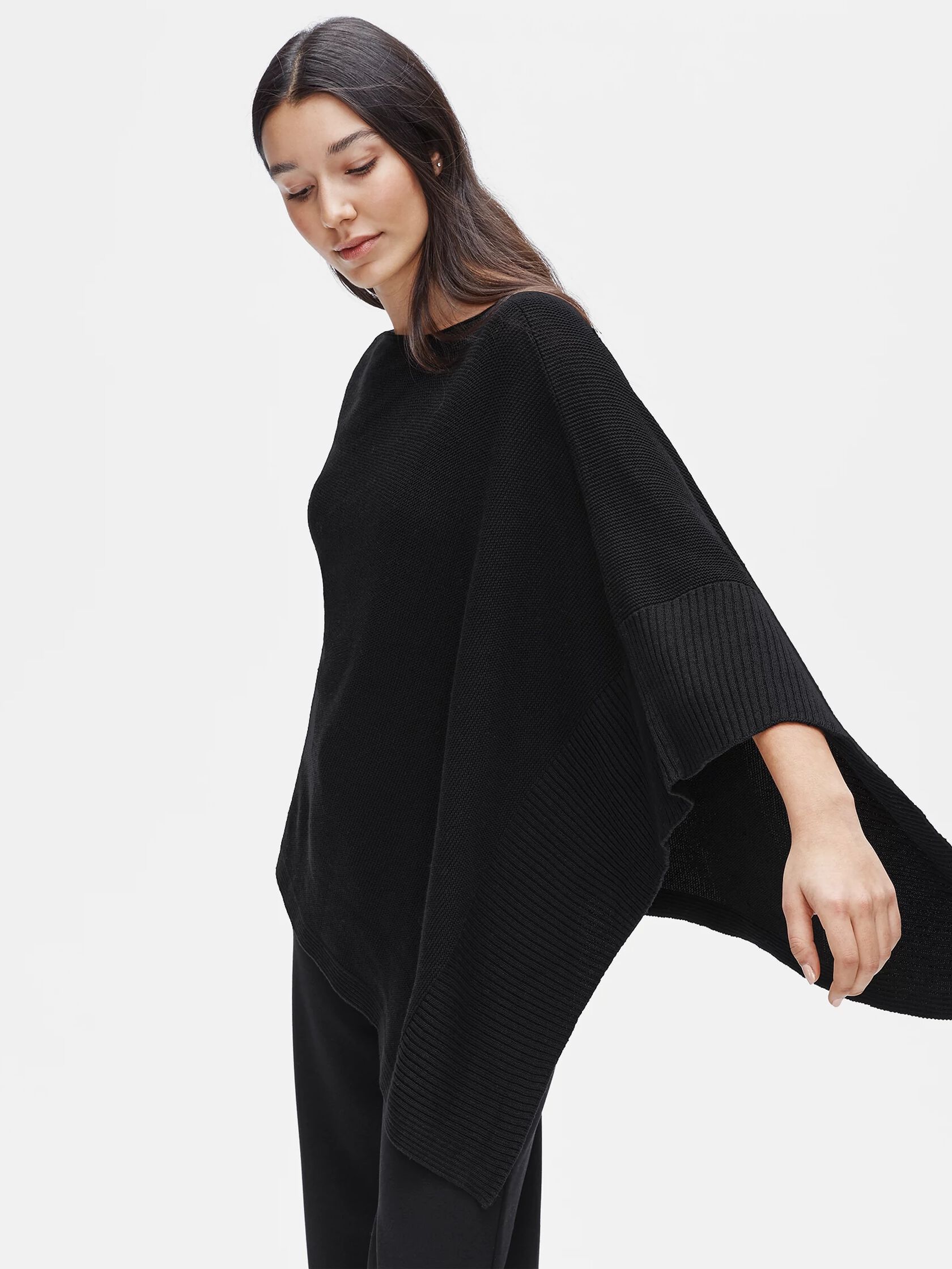Organic Linen Cotton Poncho