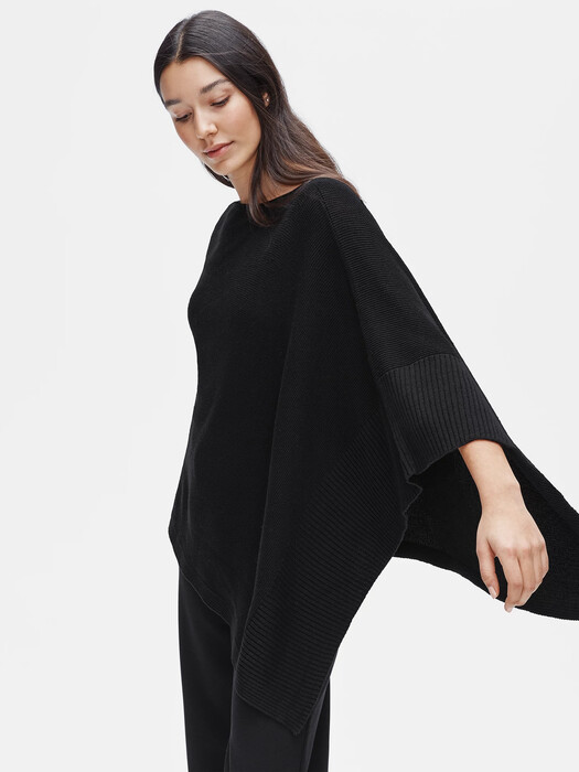 Organic Linen Cotton Poncho
