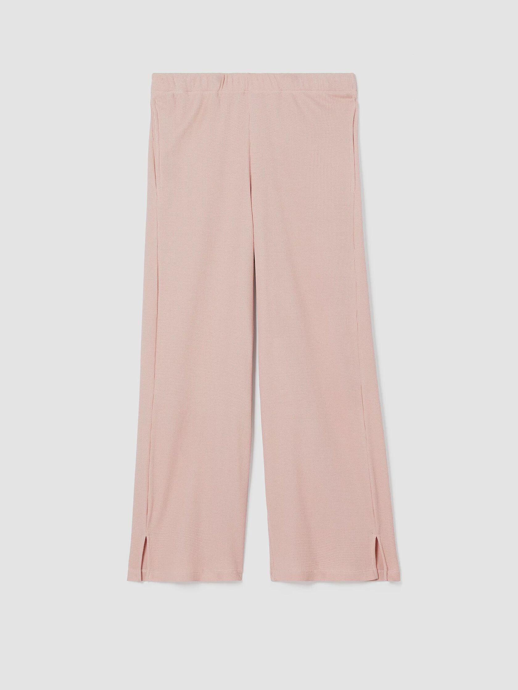 Cozy Organic Cotton Thermal Wide-Leg Pant