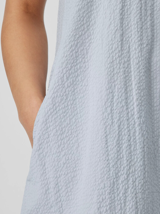 Organic Cotton Ripple Lantern Dress | EILEEN FISHER Organic Cotton Ripple Lantern Dress | EILEEN FISHER