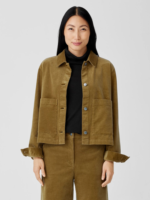 Organic Cotton Stretch Corduroy Jacket