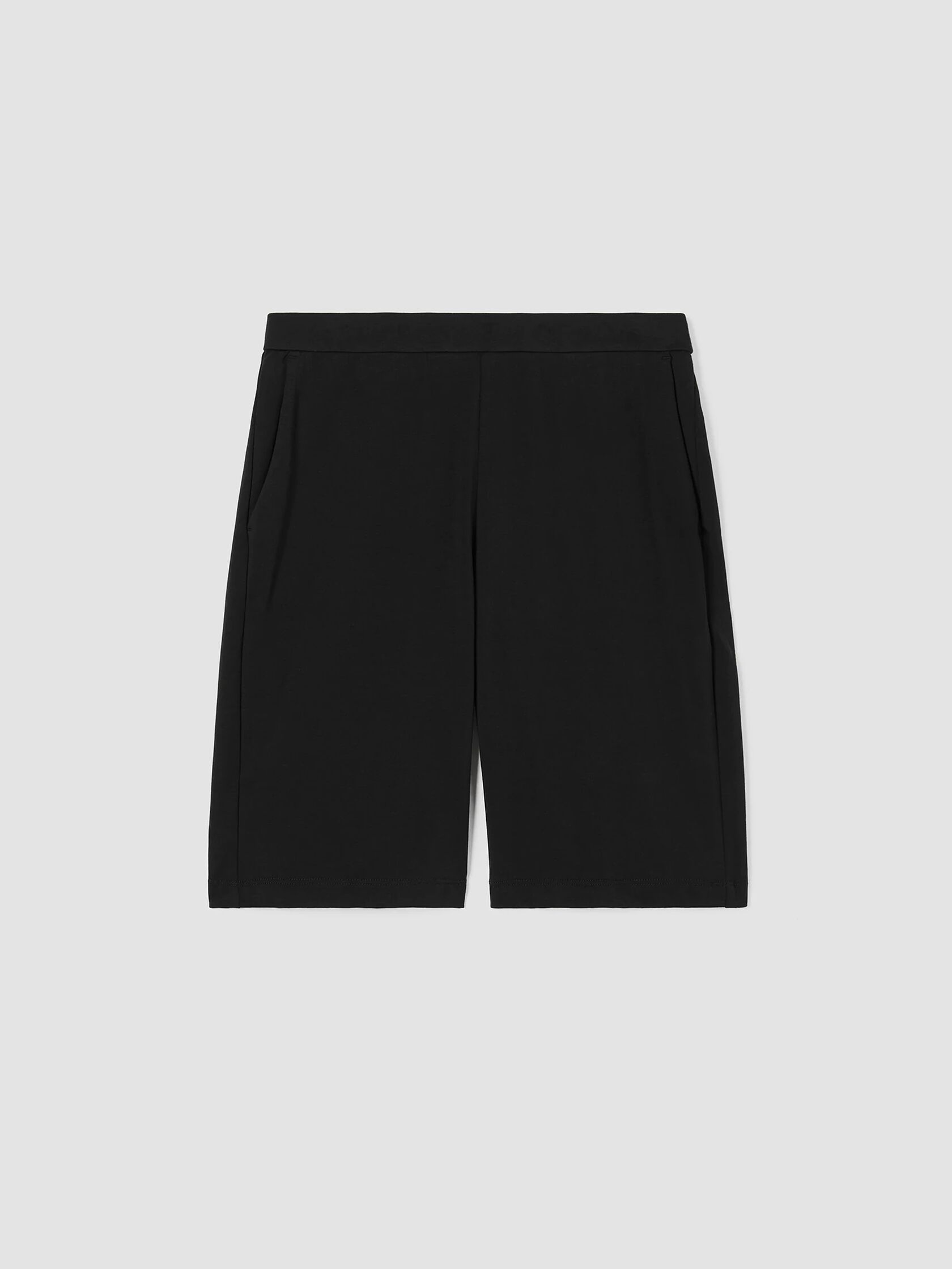 Pima Cotton Stretch Jersey Walking Shorts