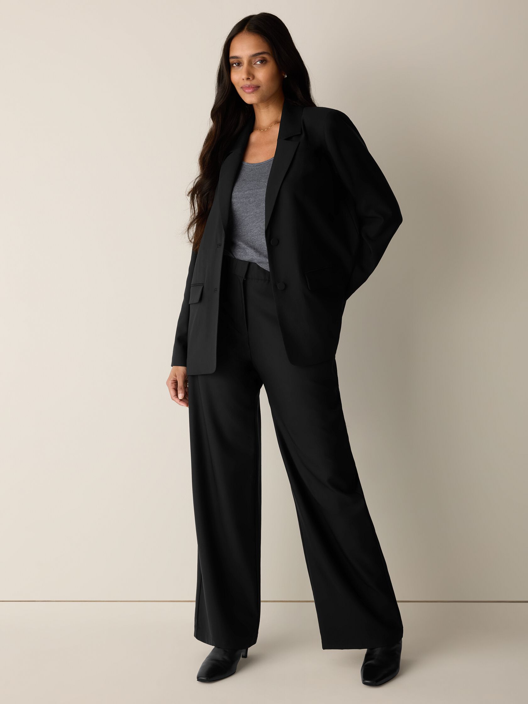 Seasonless Wool Full-Length Trouser