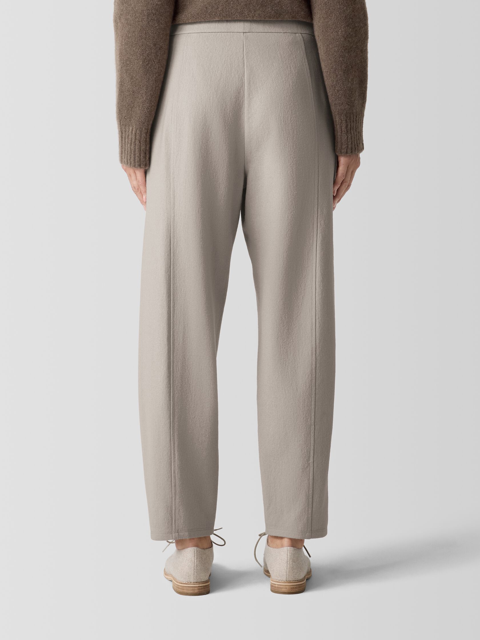 Felted Wool Jersey Lantern Pant in Regenerative Wool