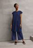 Organic Cotton Pucker Round Neck Dress