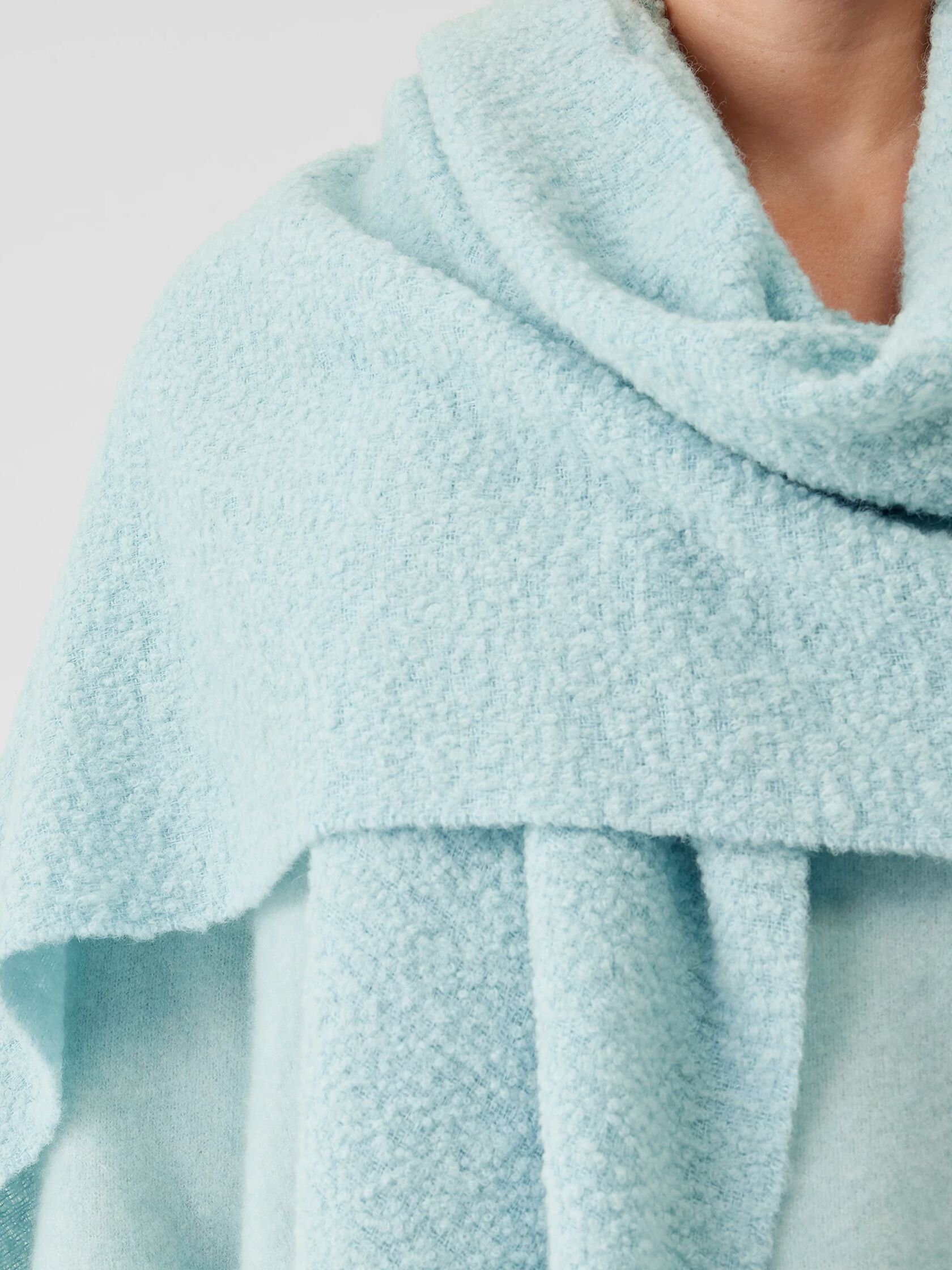 Fluffy Boucle Scarf