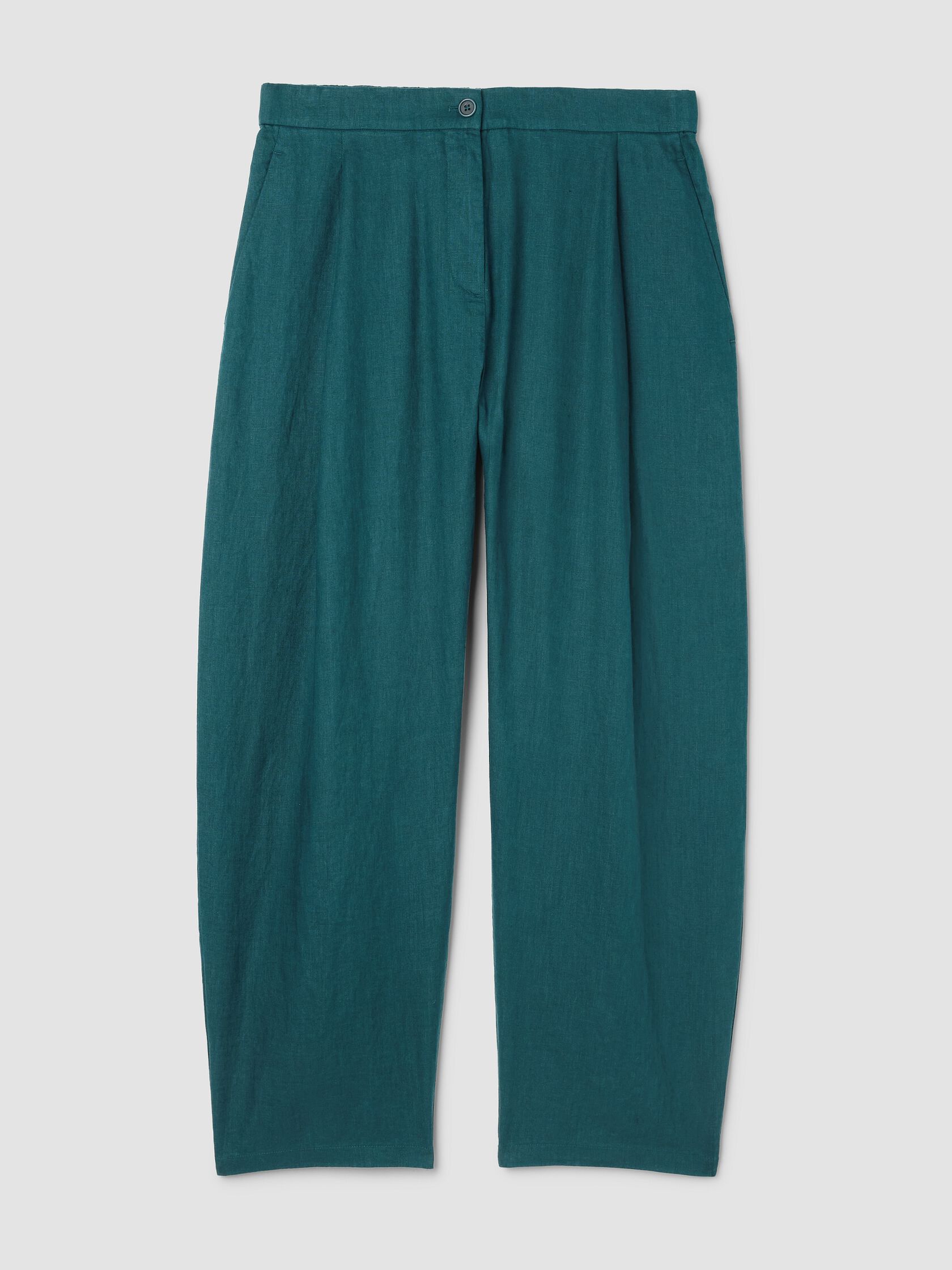 Organic Linen Curved Trouser