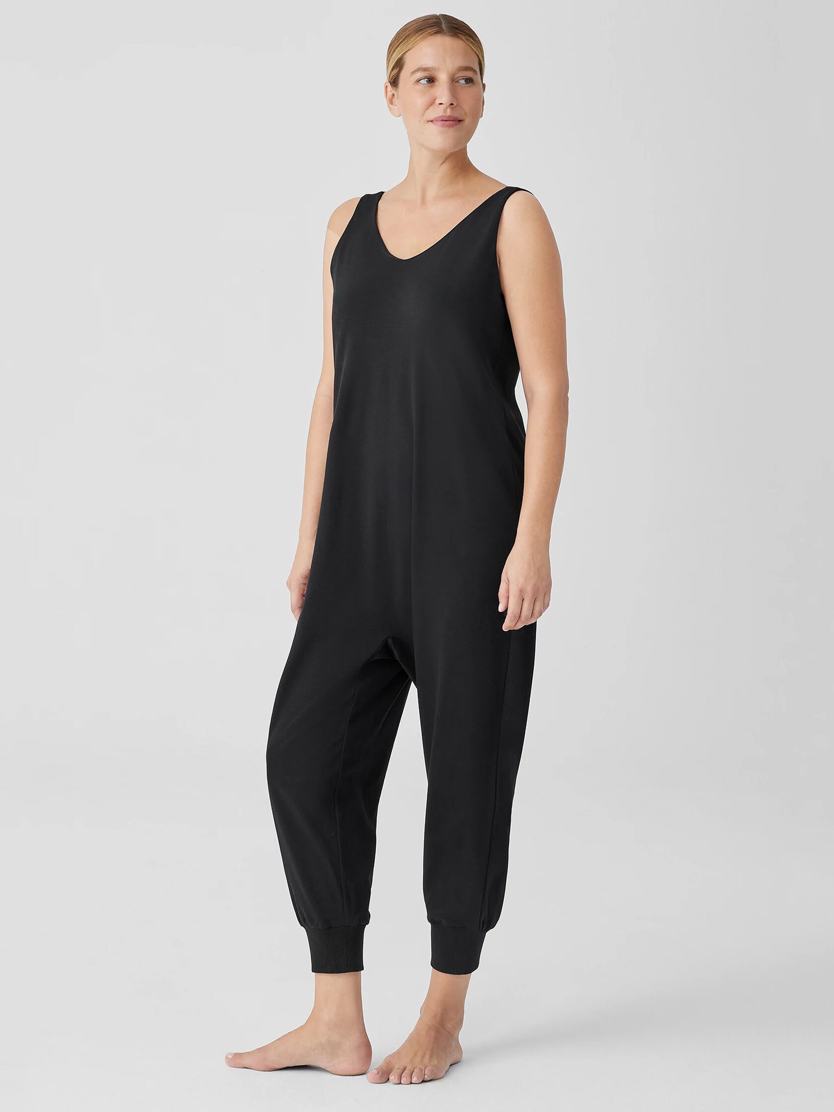 Cozy Organic Cotton Interlock Jumpsuit