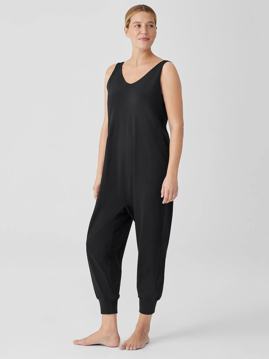 Cozy Organic Cotton Interlock Jumpsuit