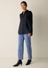 Silk Twill Classic Collar Shirt