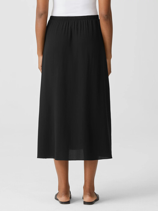 Silk Georgette Flared Skirt