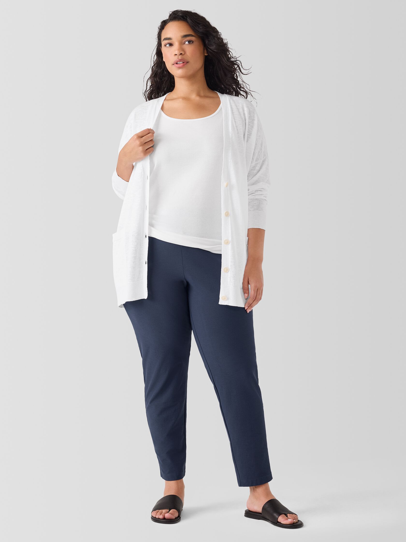 Washable Stretch Crepe Pant