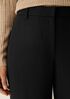 Stretch Wool Crepe Wide-Leg Trouser