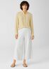 Silk Georgette Crepe Classic Collar Shirt