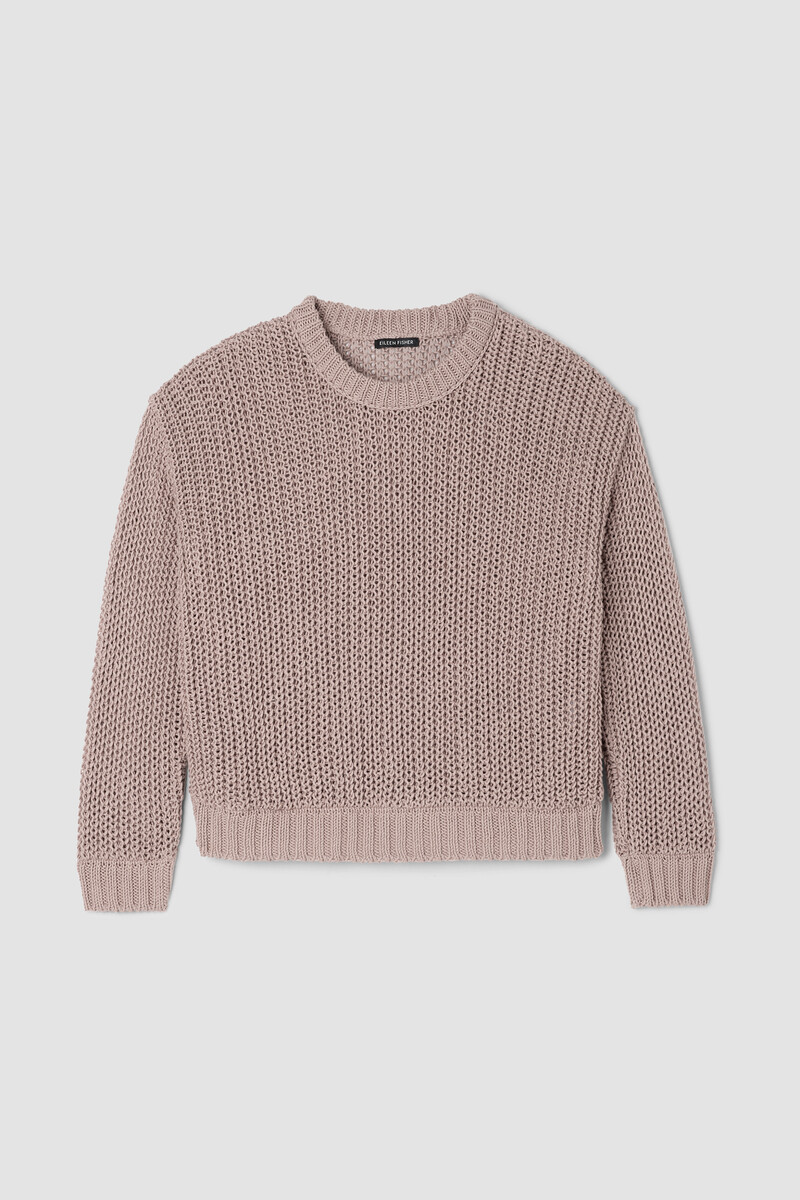Peruvian Organic Cotton Cord Crew Neck Top Peruvian Organic Cotton Cord Crew Neck Top