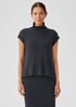 Merino Turtleneck Top in Regenerative Wool