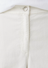Undyed Organic Cotton Stretch Wide-Leg Jean