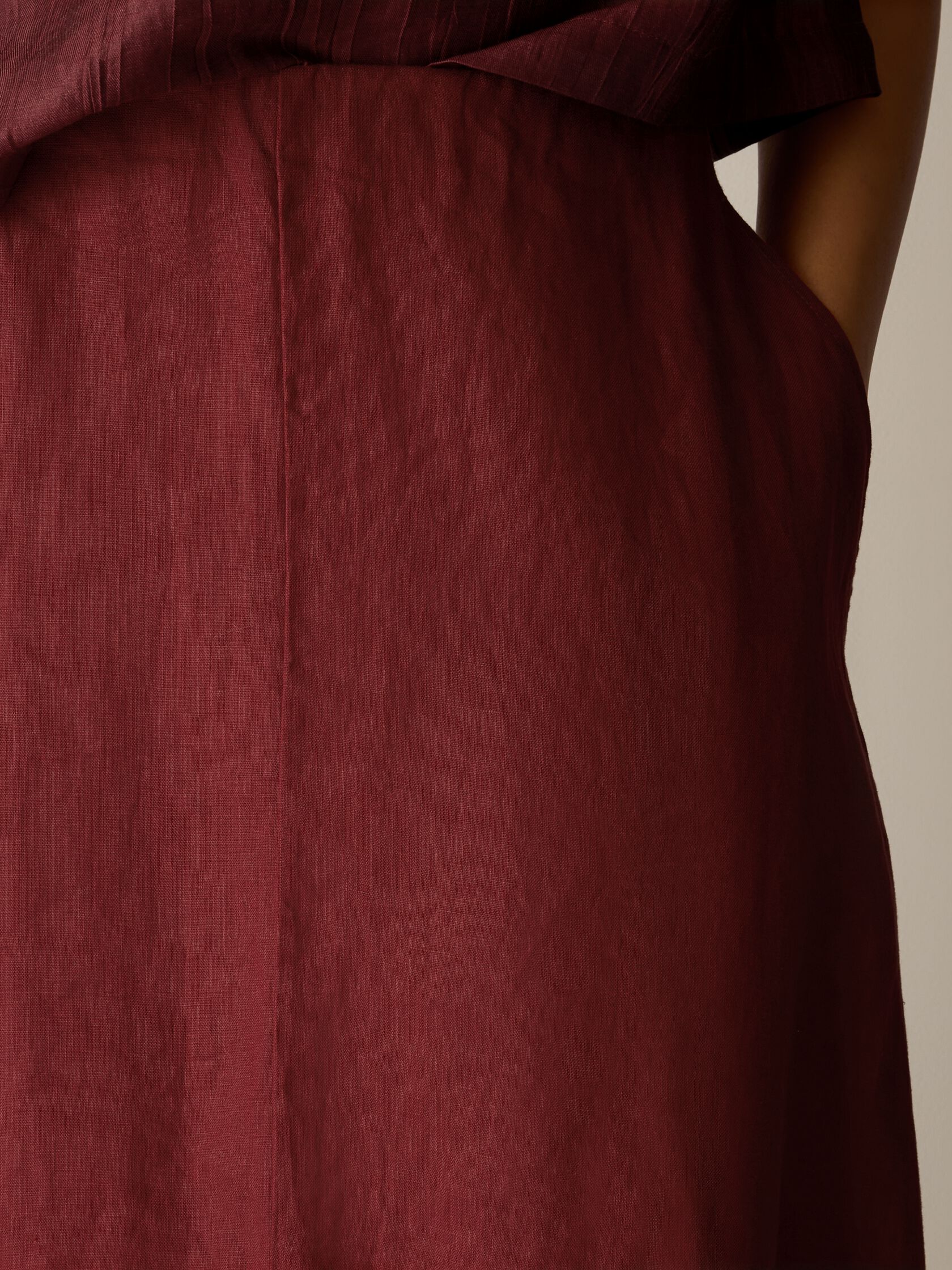 Organic Linen Half-Circle Skirt