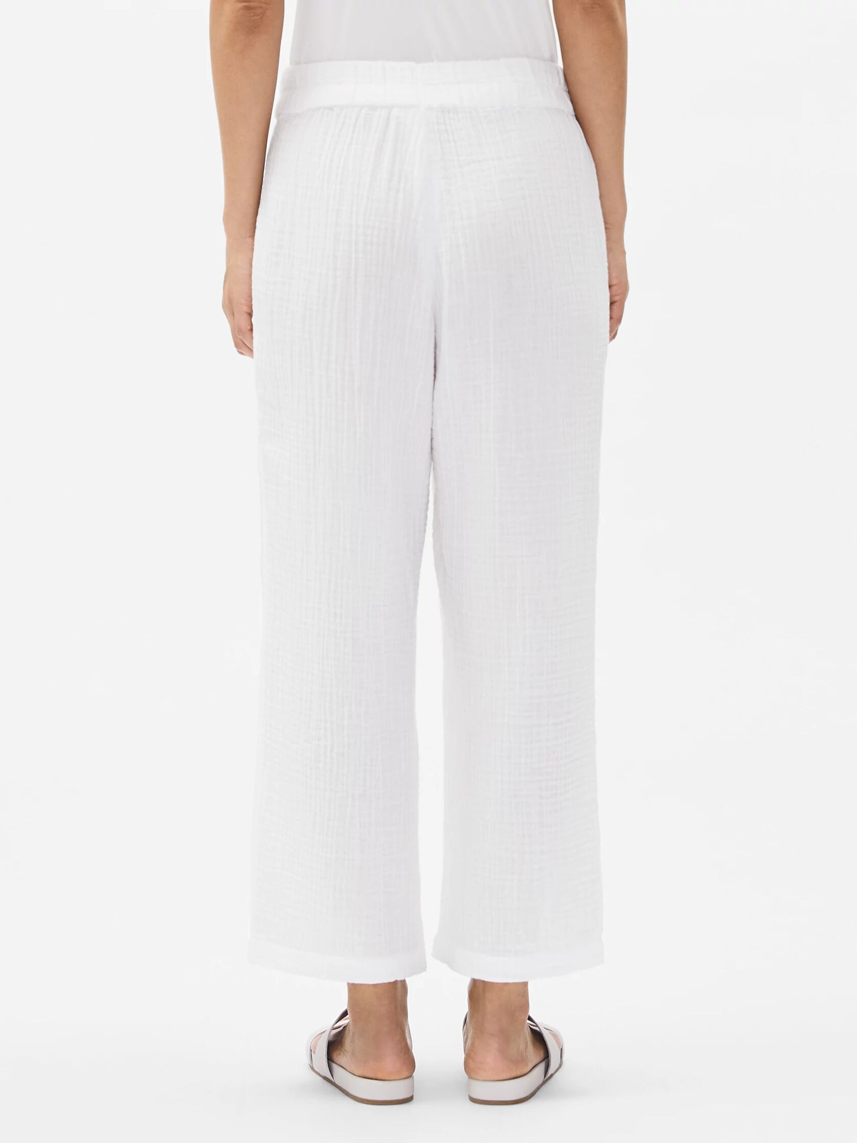 Organic Cotton Gauze Straight Pant
