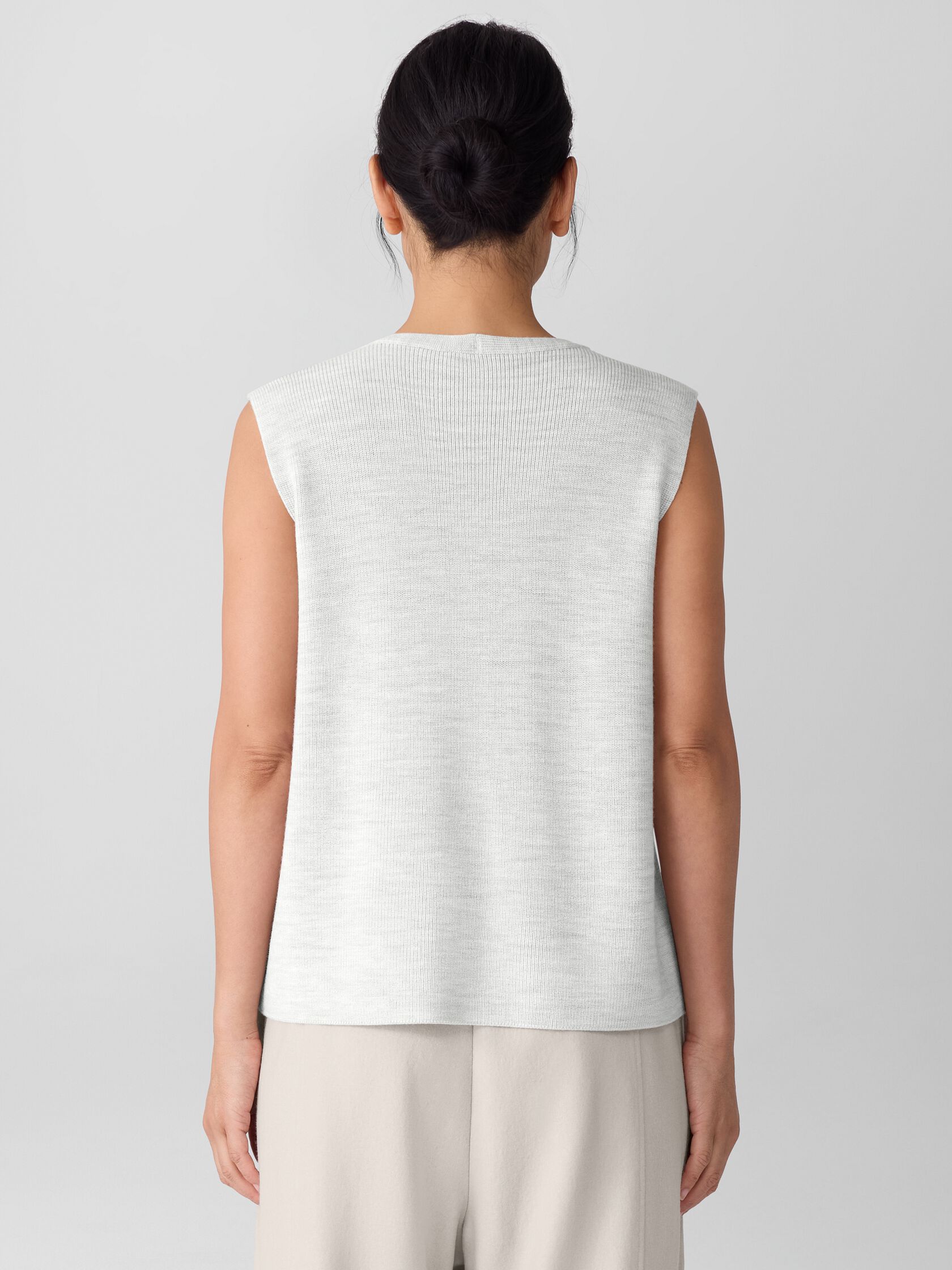 Merino Vest in Regenerative Wool