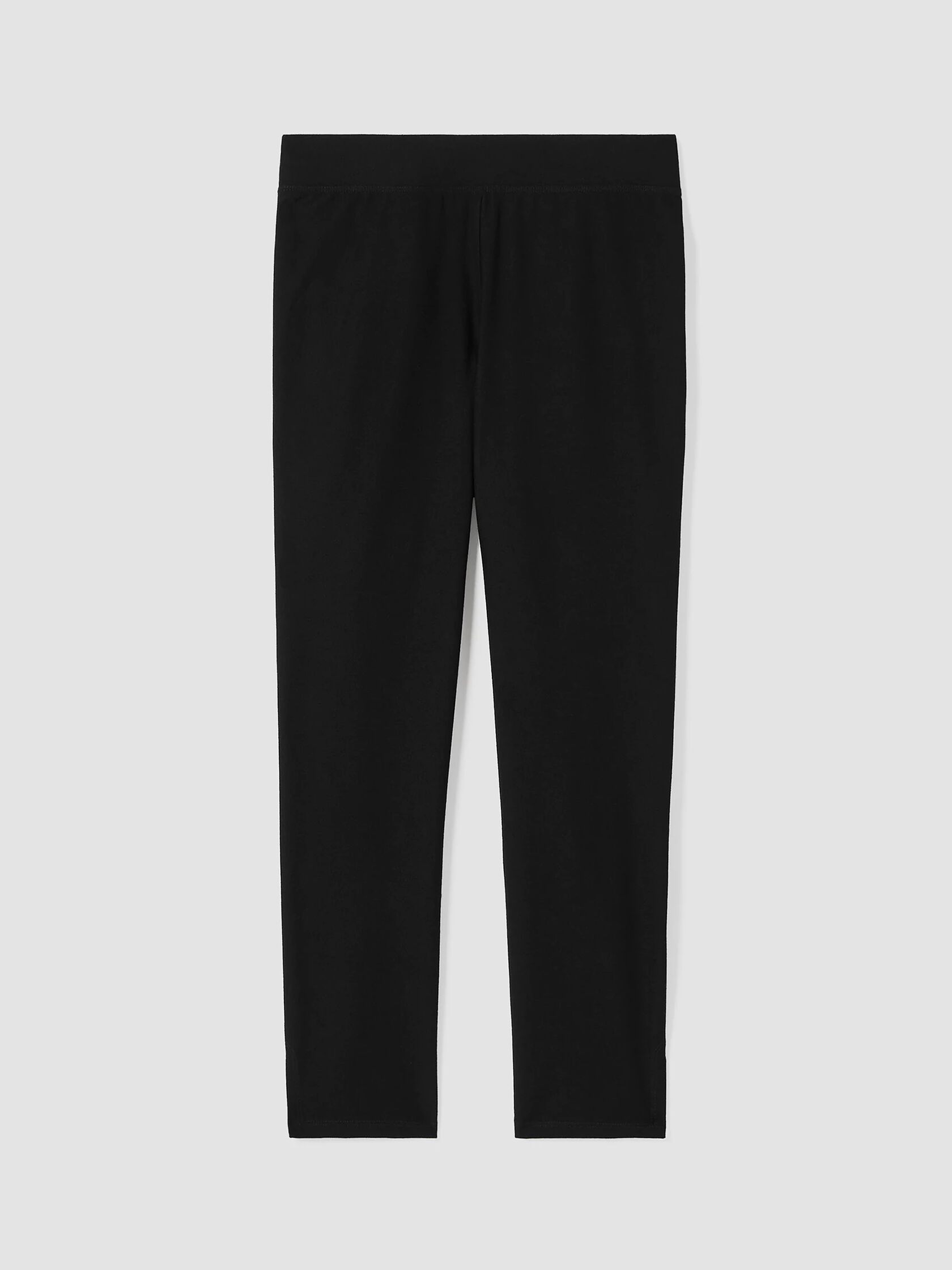 Washable Stretch Crepe Pant with Slits