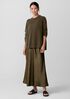 Cashmere Silk Boucle Bliss Crew Neck Long Top