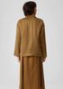 Sandwashed Cupro Padded Coat