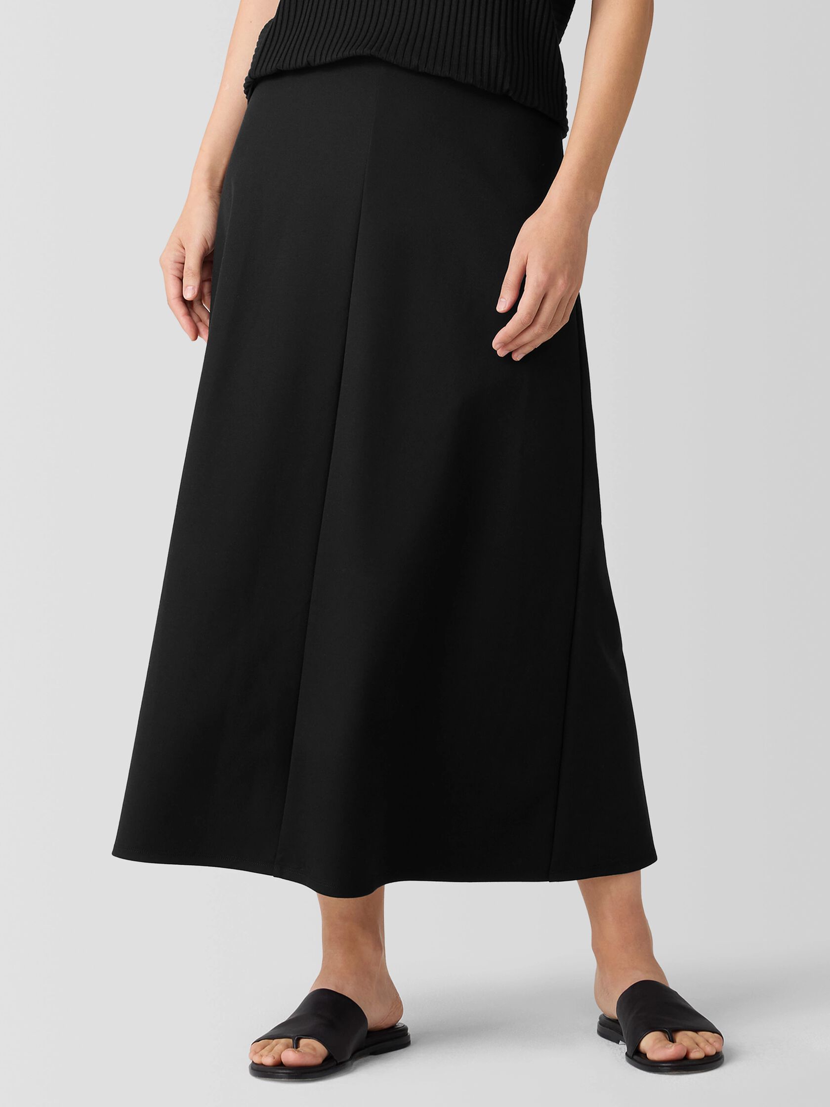 Lightweight Ponte A-Line Skirt