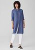 Washed Organic Linen Delave Shirtdress