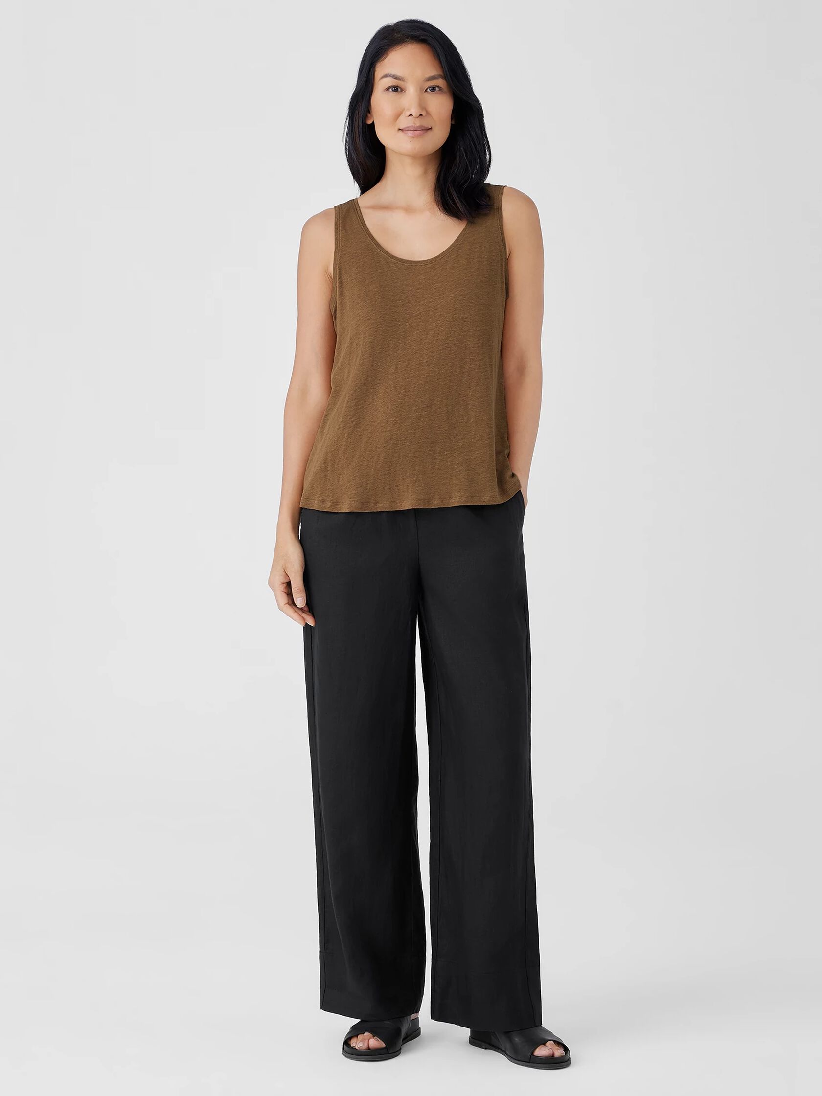 Organic Linen Jersey Tank