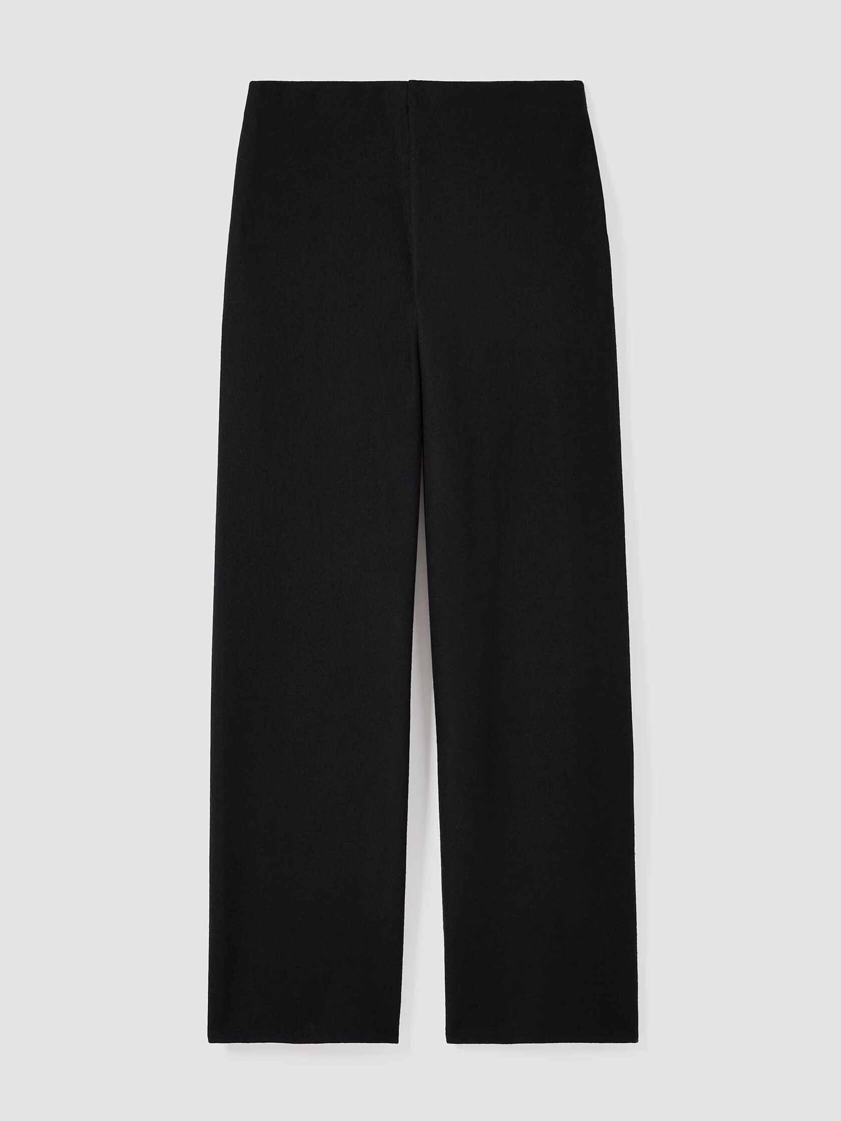 Boiled Wool Jersey Straight Pant | EILEEN FISHER