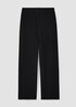 Boiled Wool Jersey Straight Pant