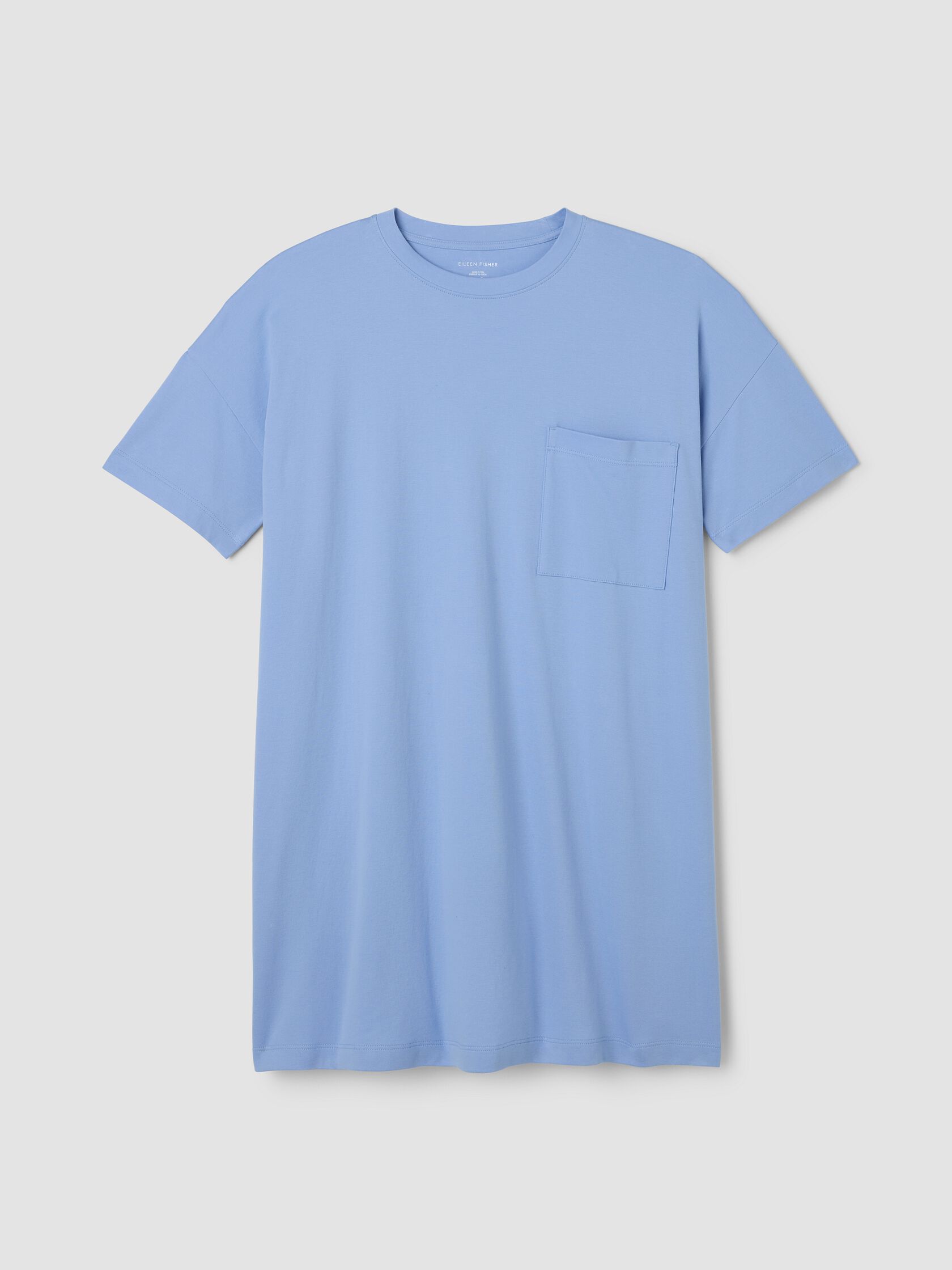 Organic Cotton Interlock Crew Neck Sleep Dress